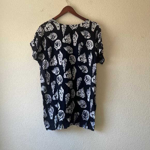 Vintage nautical beach coastal seashell tunic one size fits most small-large - Picture 3 of 5